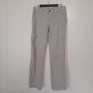 Columbia Titanium Women’s 8 Regular 32 x 32 Outdoor Hiking Khaki Cargo Pants